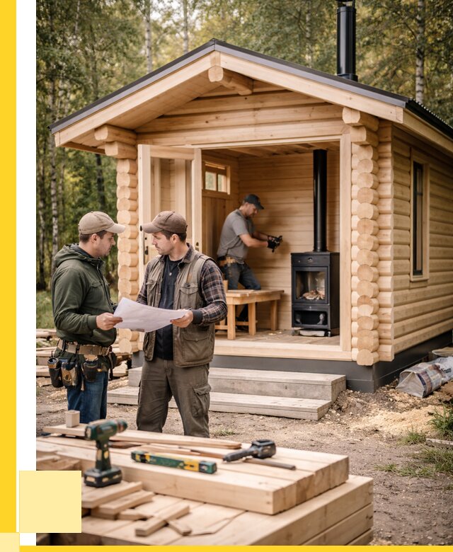 Монтаж бань под ключ в Тюмени — от 204140 р. | ЭриданТюм