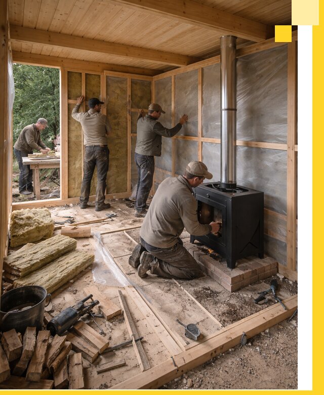 Профессиональный монтаж бань под ключ в Тюмени для дома