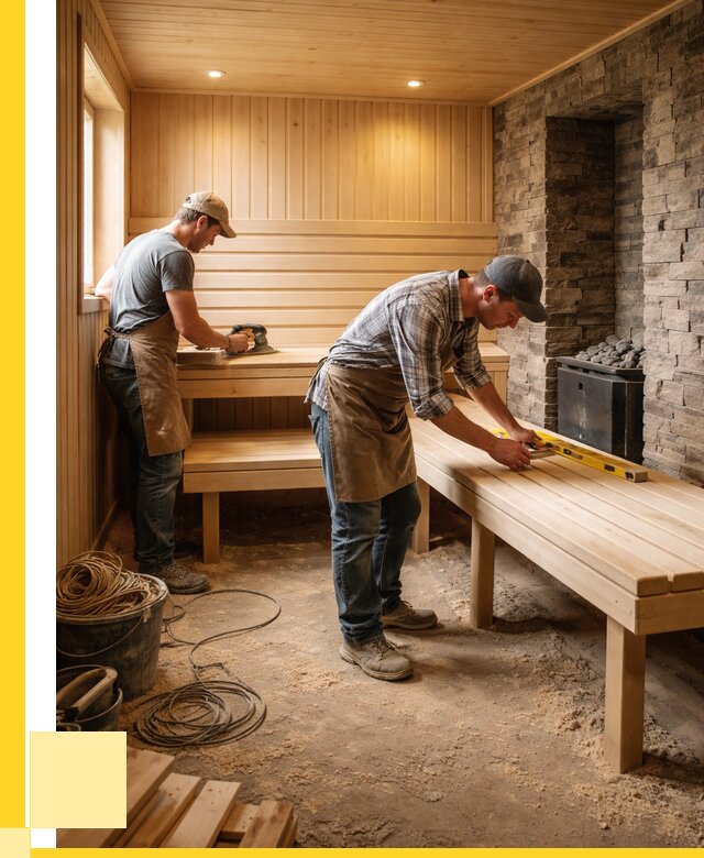 Отделка бани в Тюмени: внутренняя отделка от 3062 р. | ЭриданТюм