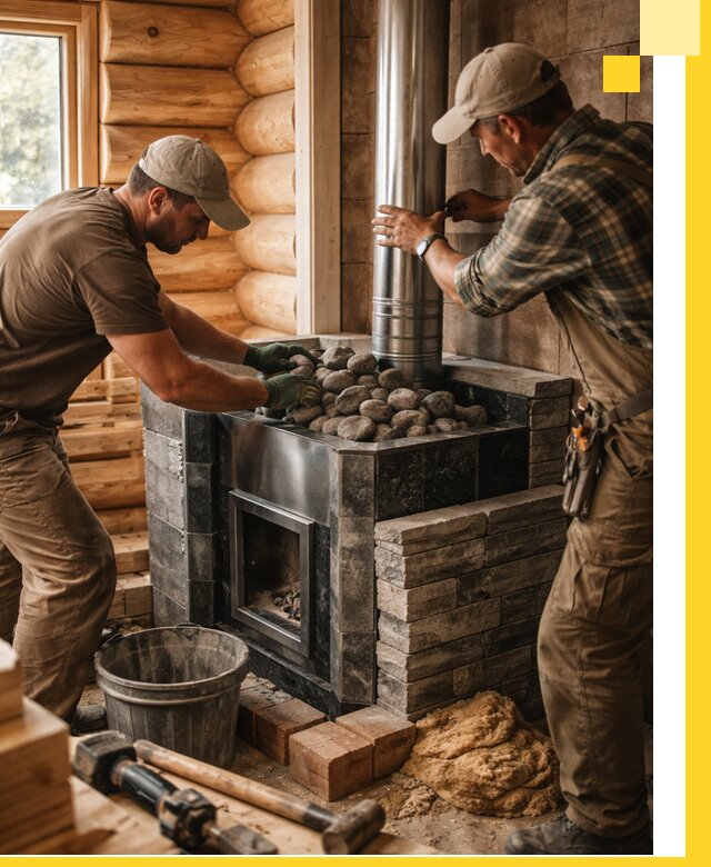 Строительство и отделка русских бань под ключ в Тюмени