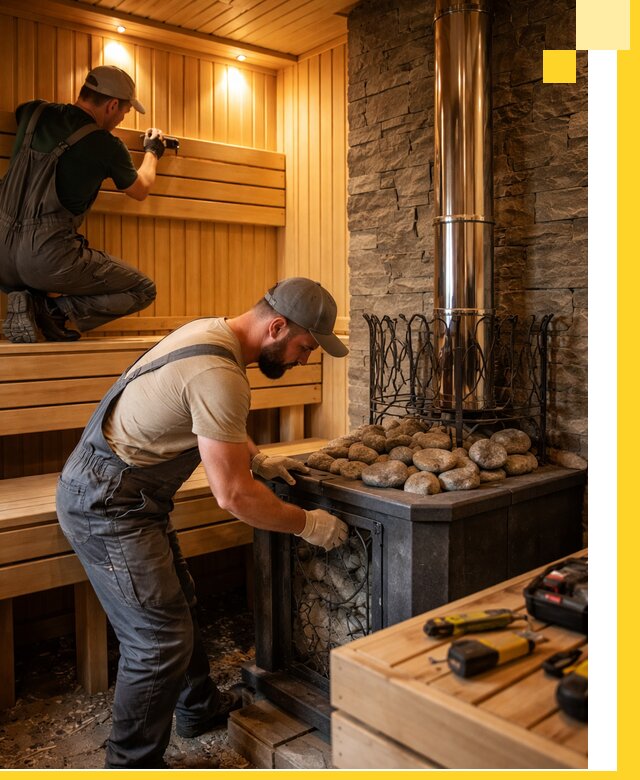 Комплексный дизайн бань, саун и зон отдыха в Тюмени