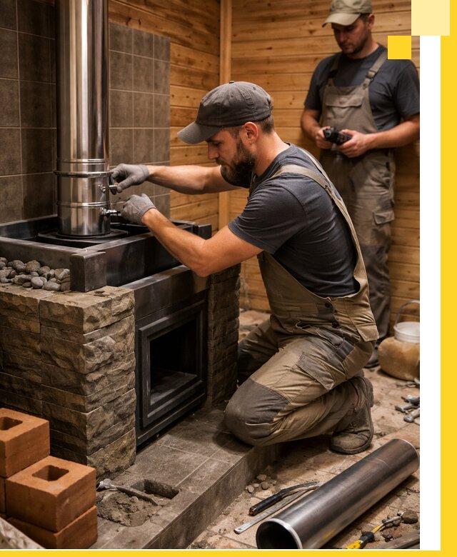 Изготовление и установка банных печей под ключ в Тюмени