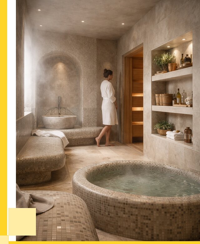 Строительство бани с хамамом в Тюмени от 765525 р. | ЭриданТюм