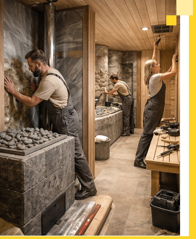 Строительство бань и SPA процедур в Тюмени под ключ и отделкой