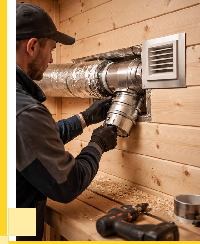 Монтаж вентиляции бани в Тюмени от 12248 р. | ЭриданТюм