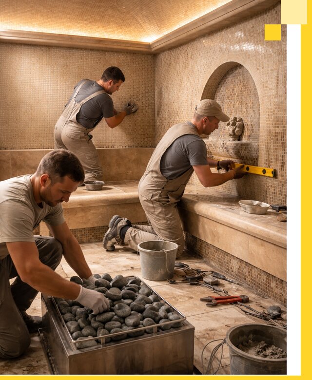 Проектирование и строительство хамама и сауны в Тюмени