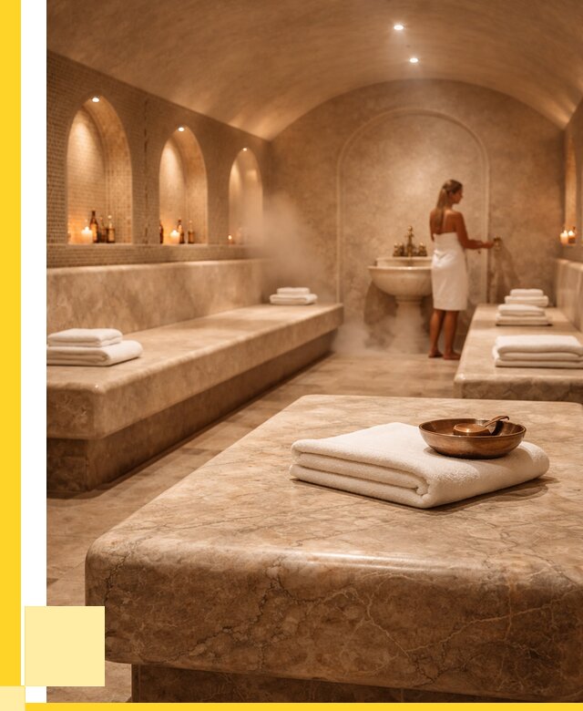 Лежаки для хамама в Тюмени под ключ от 35725 р. | ЭриданТюм