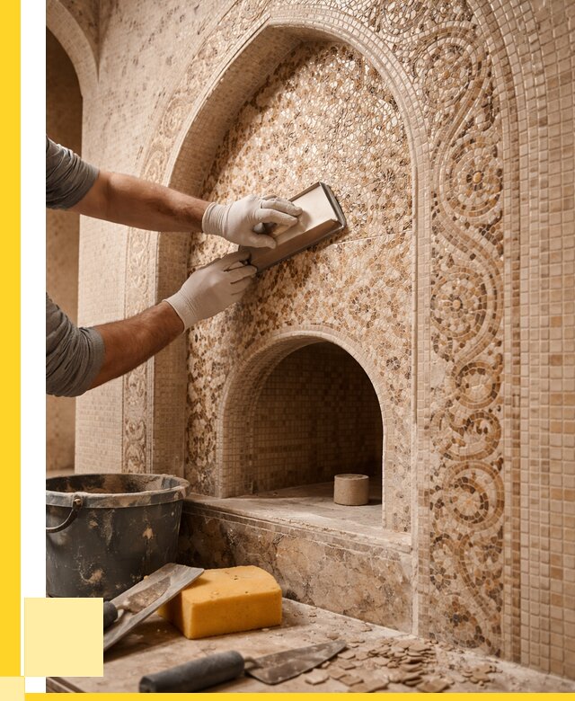 Мозаика для хамама в Тюмени под ключ от 5104 р. | ЭриданТюм